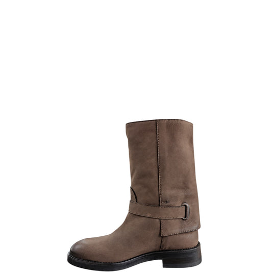Stivali bikers donna "Noa A." ART.108 Collezione Autunno/Inverno - Tabacco