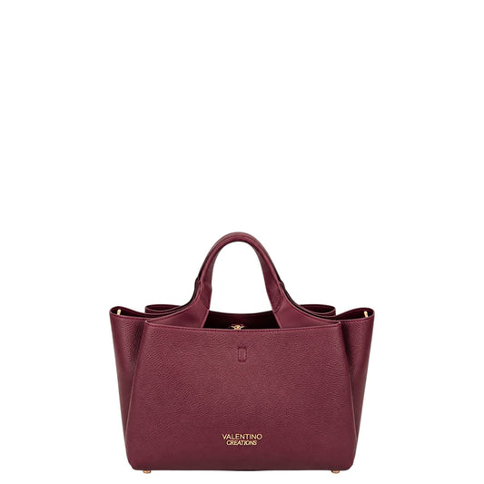 Borsa donna a mano e tracolla "Valentino Creations" VC515 Collezione Autunno/Inverno - Vino