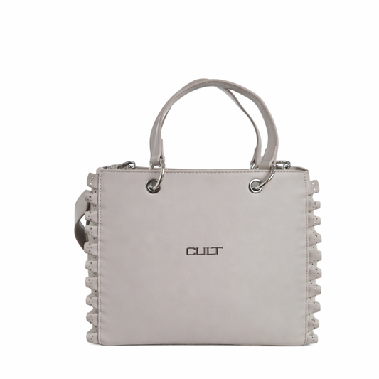 Borsa donna a mano e tracolla "Cult" Yoko X06.004 Collezione Primavera/Estate 2026 - Crema di caffè