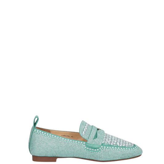 Mocassini donna "Massimo Santini" 23WCRISTEL03 Collezione Primavera/Estate 2026 - Verde Tiffany