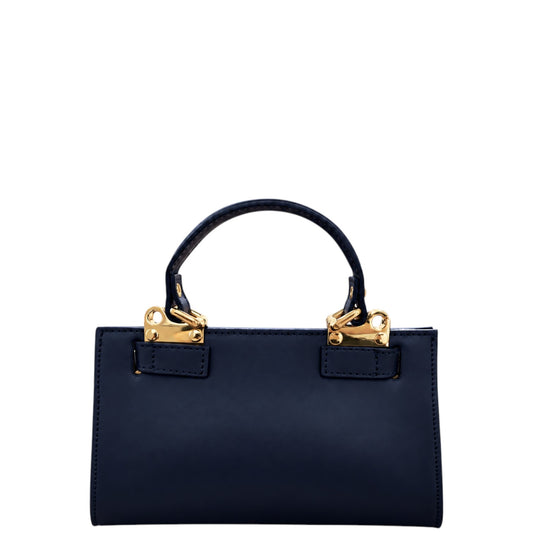 Borsa donna a mano e tracolla "Pulicati" RU 0122 Collezione Autunno/Inverno - Blu Navy
