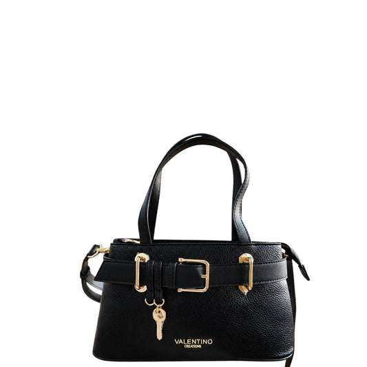 Borsa donna a mano e tracolla "Valentino Creations" VC-7076 Collezione Autunno/Inverno - Nero
