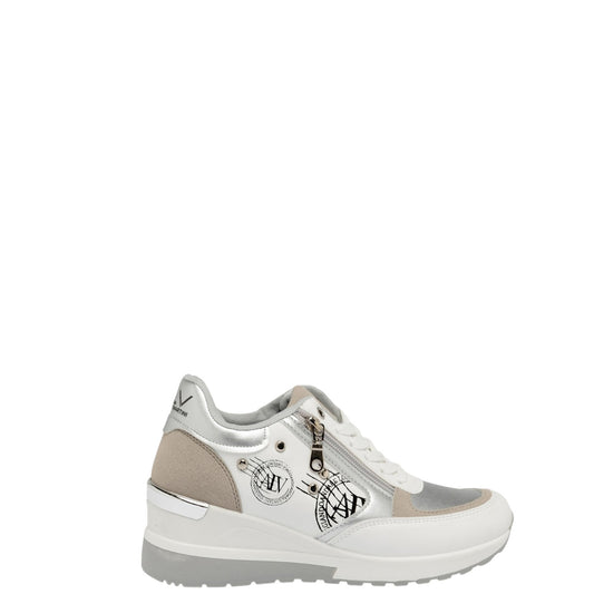 Sneakers donna "Alviero Martini" ALVSD0173-1027 Collezione Primavera/Estate 2026 -  Bianco e Argento