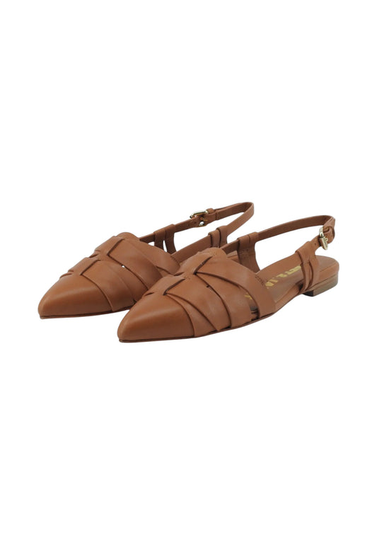 Ballerine donna "Janet&Janet" J-301 Collezione Primavera/Estate 2026 - Cuoio