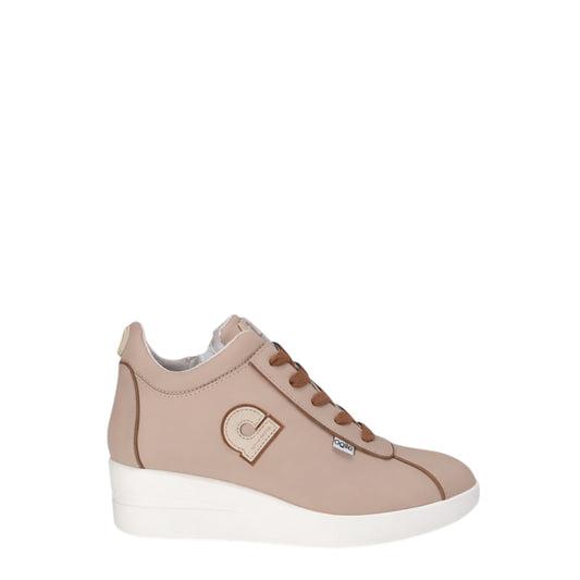 Sneakers Donna “Rucoline” 226 A Piping Bardolino Collezione Primavera/Estate 2026 – Tortora e Cuoio