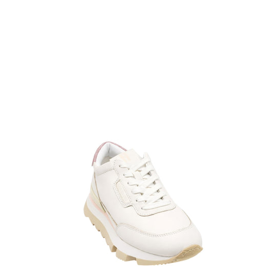 Sneakers donna "Rucoline" Akiko 2260 Pamplona Lux Collezione Primavera/Estate 2026 - Bianco e Rosa