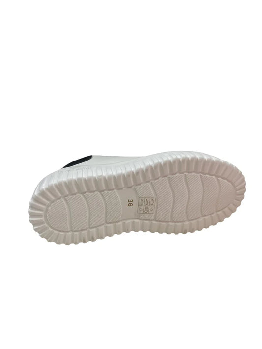 Sneakers donna “Braccialini” BA125 Collezione Autunno/Inverno 2025/2026 – Bianco e Nero