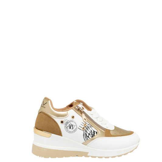 Sneakers donna "Alviero Martini" ALVSD0173-1028 Collezione  Primavera/Estate 2026 - Bianco e Oro