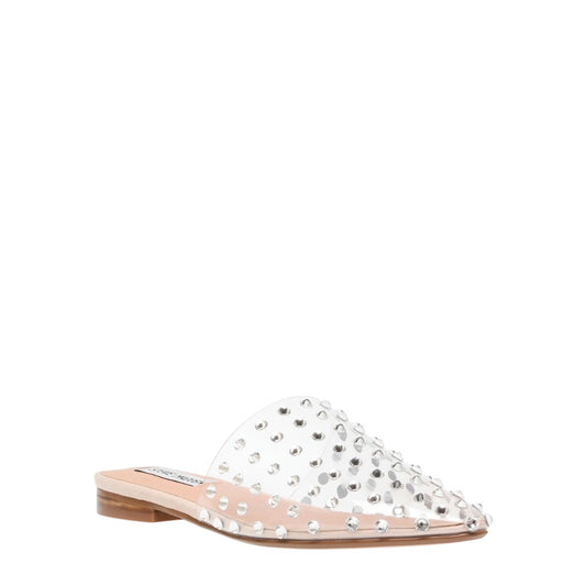 Sabot donna "Steve Madden" TANNA Collezione Primavera/Estate 2026 - Trasparente e argento