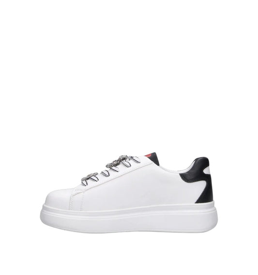 Sneakers donna “Braccialini” BA134 Collezione Autunno/Inverno 2025/2026 – Bianco e Nero
