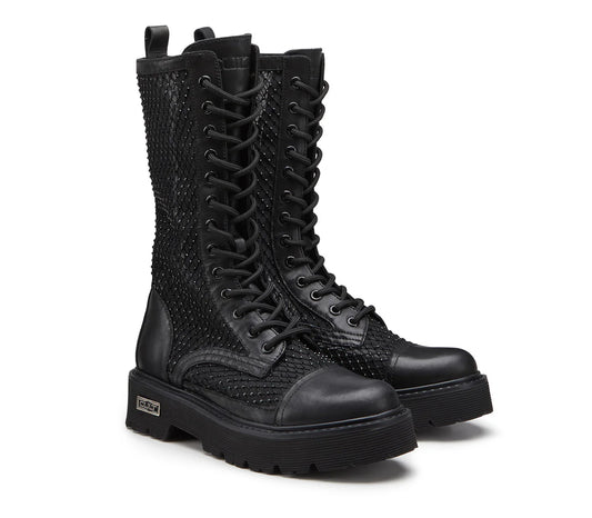 Anfibi donna "Cult" CLW340502 Collezione Primavera/Estate 2026 - Nero