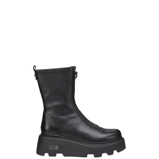 Stivaletti donna "Cult" CLW355400 Collezione Autunno/Inverno con zip frontale - Nero
