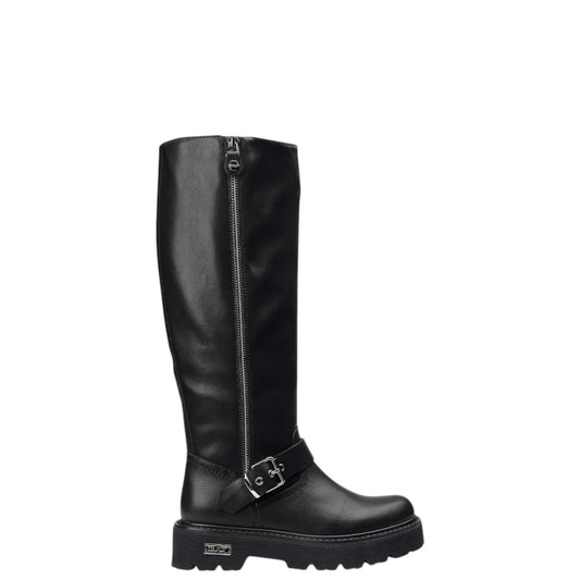 Stivali Biker donna "Cult" CLW391400 Collezione Autunno/Inverno con zip laterale - Nero