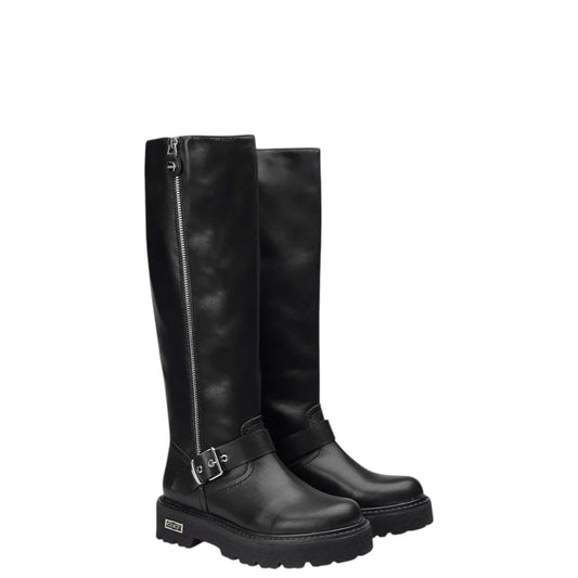 Stivali Biker donna "Cult" CLW391400 Collezione Autunno/Inverno con zip laterale - Nero