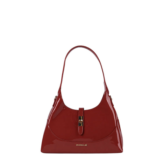 Borsa donna a spalla e tracolla "Dubeliè" CS-32 Collezione Autunno/Inverno - Arancia Rossa