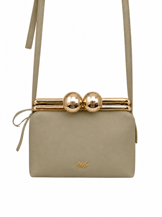 Borsa donna a tracolla "Mariella Burani" MB-7081 Collezione Primavera/Estate 2026 - Khaki