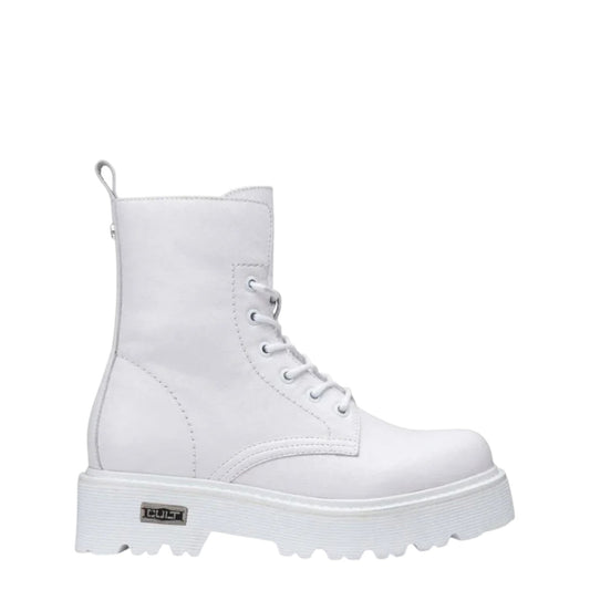 Anfibi donna “Cult” CLW336600 Collezione Primavera/Estate 2025 – Bianco