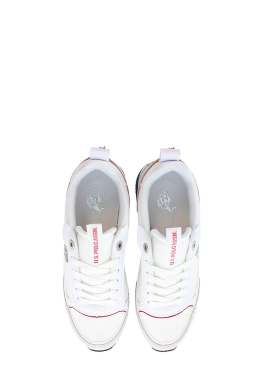 Sneakers donna "U.s. Polo Assn" FRISBY004-WHI Collezione Primavera/Estate 2026 - Bianco multi