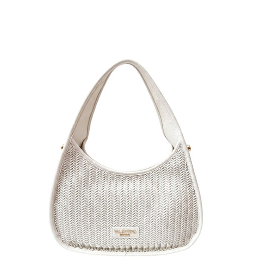 Borsa donna a mano e tracolla "Valentino Creations" VC517 Collezione Primavera/Estate 2026 - Bianco