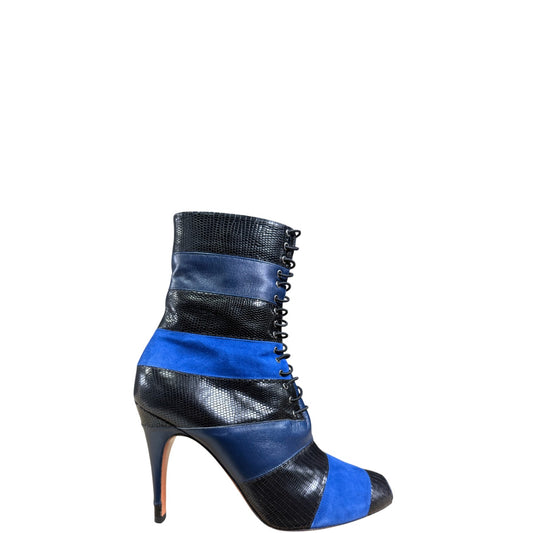 Tronchetti donna "Missoni" HS 0010 Collezione Autunno/Inverno 2025/2026 - Nero e Blu