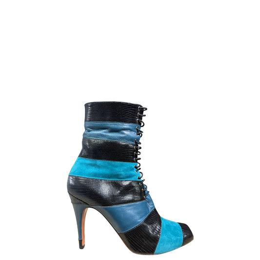 Tronchetti donna "Missoni" HS 0010 Collezione Autunno/Inverno 2025/2026 - Nero e Verde