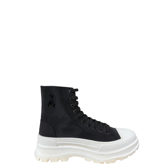 Sneakers donna "Patrizia Pepe" PPJ728 Collezione Autunno/Inverno 2025/2026 - Nero e Bianco