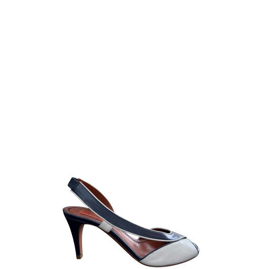 Ballerine donna "Missoni" MS0041.61  Collezione Primavera/Estate 2026 - Blu e Bianco