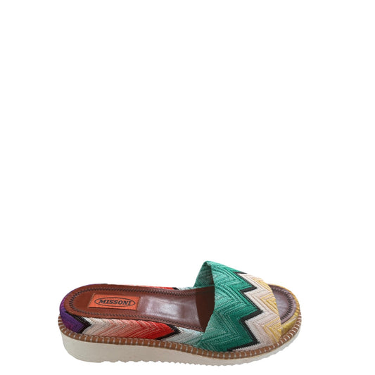 Ciabatte donna "Missoni" MS0071-30 Collezione Primavera/Estate 2026 - Multicolor