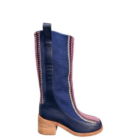 Stivali donna "Antolina" GARA.085 Collezione Autunno/Inverno 2025/2026 - Blu Multi