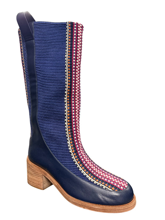 Stivali donna "Antolina" GARA.085 Collezione Autunno/Inverno 2025/2026 - Blu Multi