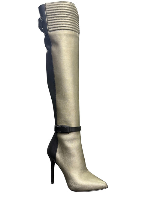 Stivali donna "Coriamenta" CA6036.092 Collezione Autunno/Inverno 2025/2026 - Nero e Platino