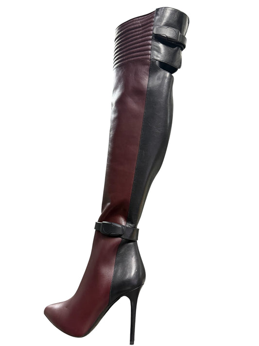 Stivali donna "Coriamenta" CA8027.001 Collezione Autunno/Inverno 2025/2026 - Nero e Bordeaux