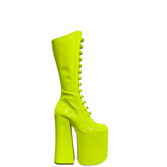 Stivali donna "Marc Jacobs" MJ17001.001 Collezione Autunno/Inverno 2025/2026 - Giallo Fluo