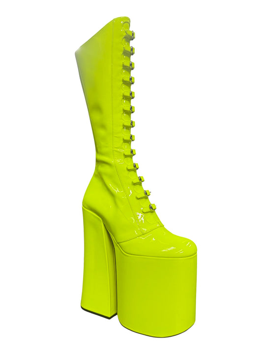 Stivali donna "Marc Jacobs" MJ17001.001 Collezione Autunno/Inverno 2025/2026 - Giallo Fluo