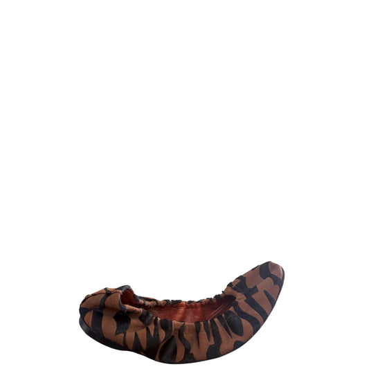Ballerine donna "Missoni" MS0013 Collezione Primavera/Estate 2026 - Marrone e Nero