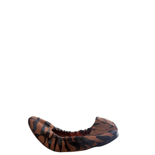 Ballerine donna "Missoni" MS0013 Collezione Primavera/Estate 2026 - Marrone e Nero