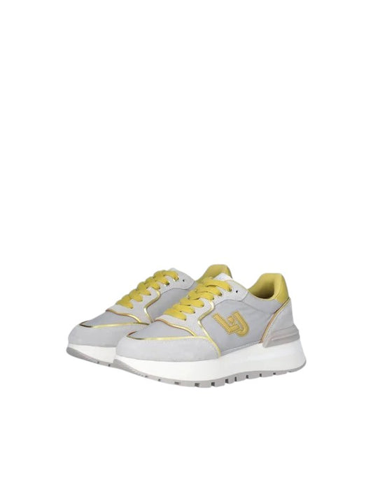 Sneakers donna "Liu Jo" S1025 Collezione Primavera/Estate 2026  - Grigio e Giallo