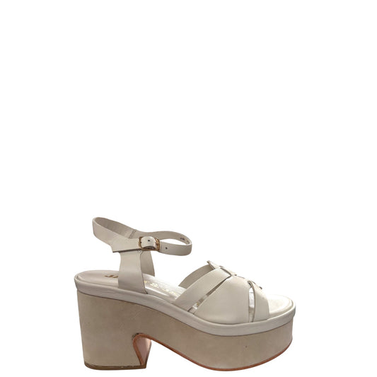 Sandali con zeppa donna "Janet&Janet" J-150 Collezione Primavera/Estate 2026 - Burro
