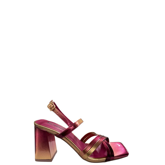 Sandali donna "Menbur " 24838 Collezione Primavera/Esatate 2026 - Fucsia e Oro