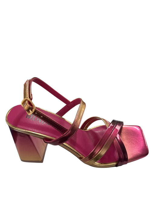 Sandali donna "Menbur " 24838 Collezione Primavera/Esatate 2026 - Fucsia e Oro