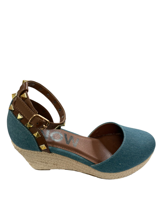 Espadrillas donna "Menbur" 25193 Collezione Primavera/Estate 2026  - Marrone e Denim