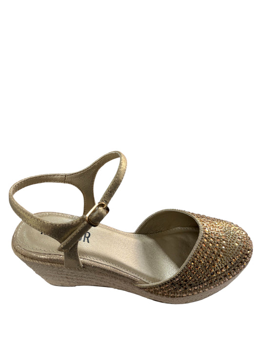 Espadrillas donna "Menbur" 24982 Collezione Primavera/Estate 2026  - Oro e Beige