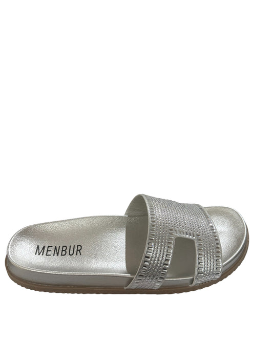 Ciabatte donna "Menbur" 24829 Collezione Primavera/Estate 2026 - Argento