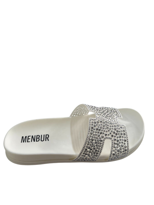 Ciabatte donna "Menbur" 25438 Collezione Primavera/Estate 2026 - Bianco