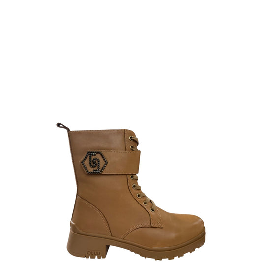 Anfibi donna "Liu Jo" SF2155 P0102 Collezione Primavera/Estate 2026 - Caramel