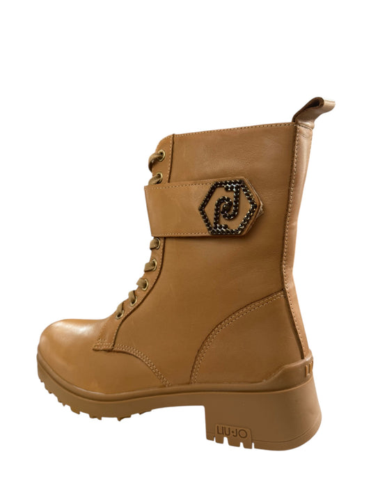 Anfibi donna "Liu Jo" SF2155 P0102 Collezione Primavera/Estate 2026 - Caramel