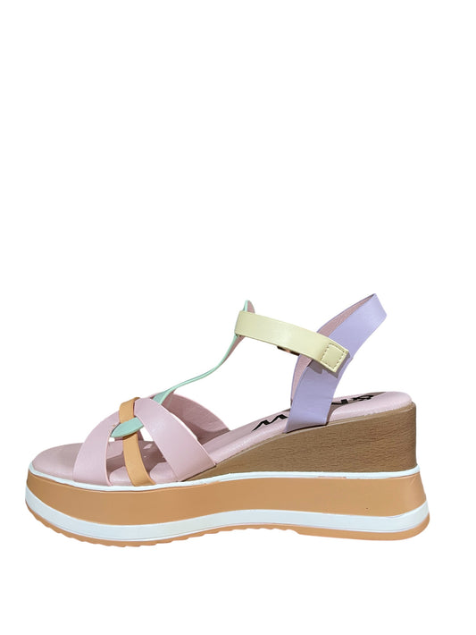 Sandali donna "Menbur" 25609 Collezione Primavera/Estate 2026 - Rosa multi