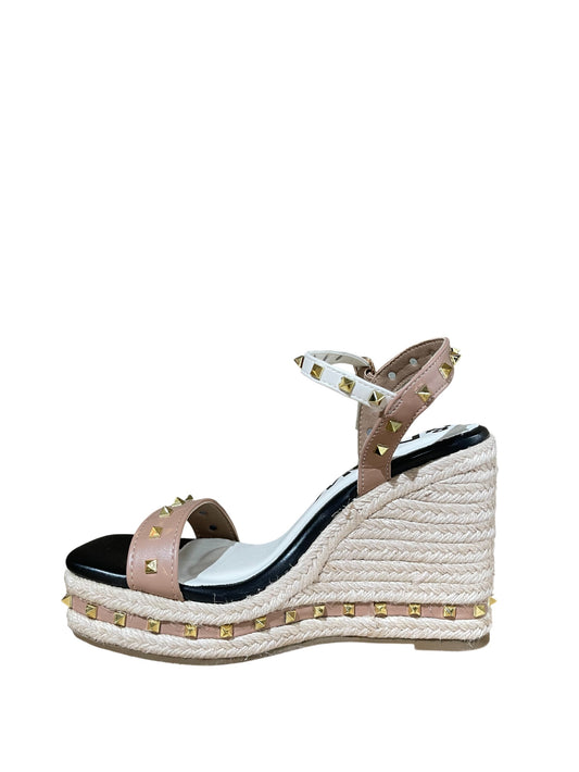 Sandali zeppa donna "Menbur" 25347 Collezione Primavera/Estate 2026 - Nude