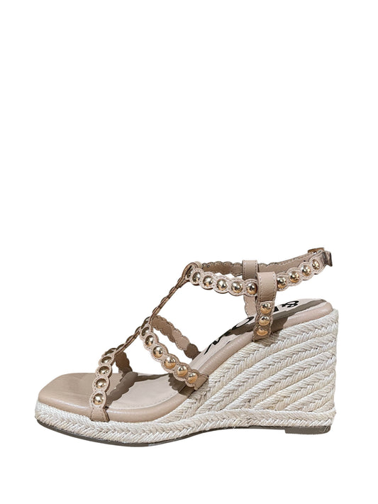 Sandali zeppa donna "Menbur" 24889 Collezione Primavera/Estate 2026 - Nude