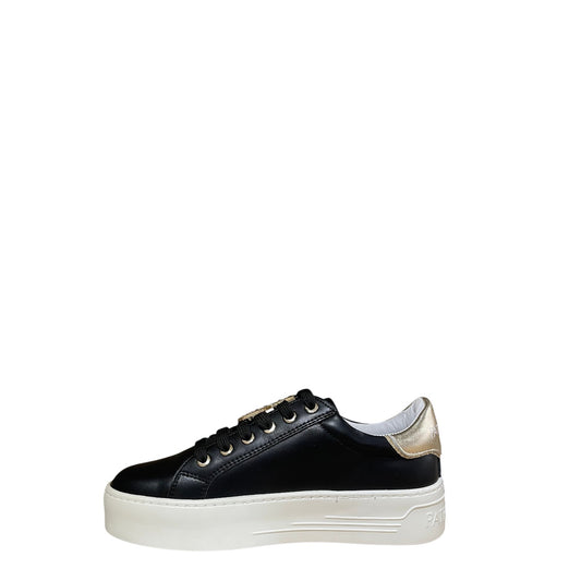 Sneakers donna "Patrizia Pepe" PPJ312 Collezione Primavera/Estate 2026 - Nero e platino